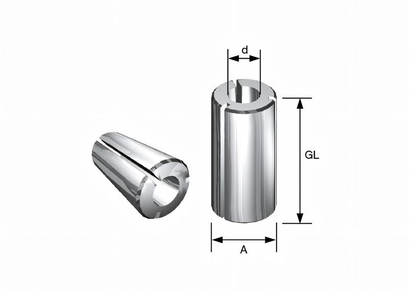 Product image for Reduction Sleeve D 12 mm