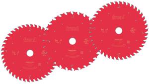 Jeu de lames de scie circulaire "Les Rouges" 168