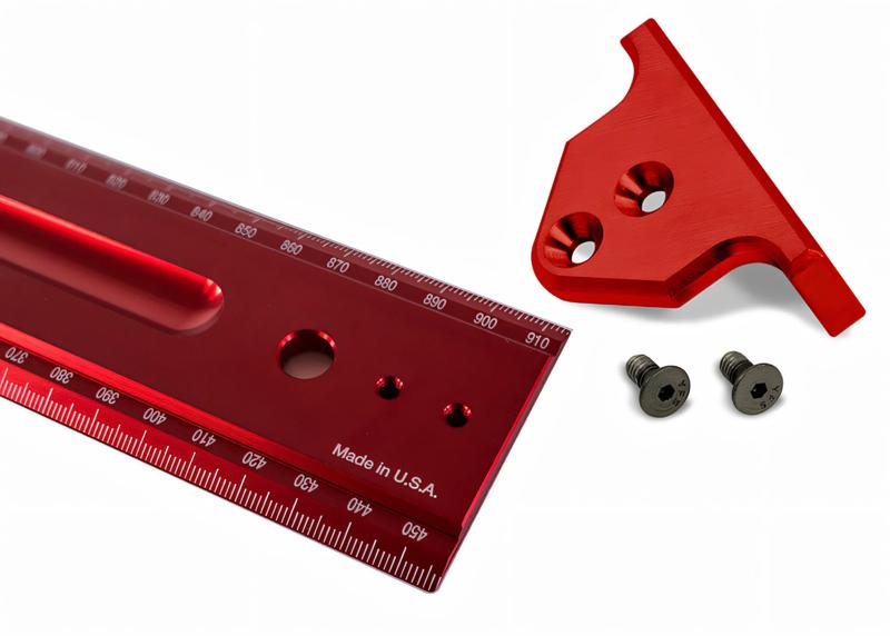 Product image for Woodpeckers 300 mm Ruler Plus Hook Stop