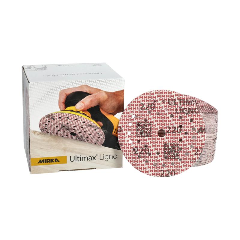 Product image for Mirka Ultimax Ligno Ø 150 mm P220, 100 pieces