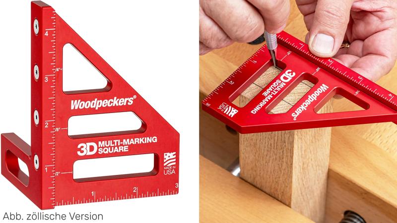 Product image for Woodpeckers 3D Multi-Marking Square