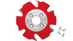 LAMELLO Fraise à rainurer avec dégrossisseur, HW, Ø100x4xØ22 mm