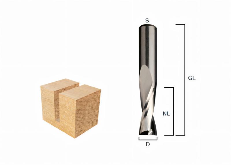 Product image for  Spiral slot cutter VHM 5mm
