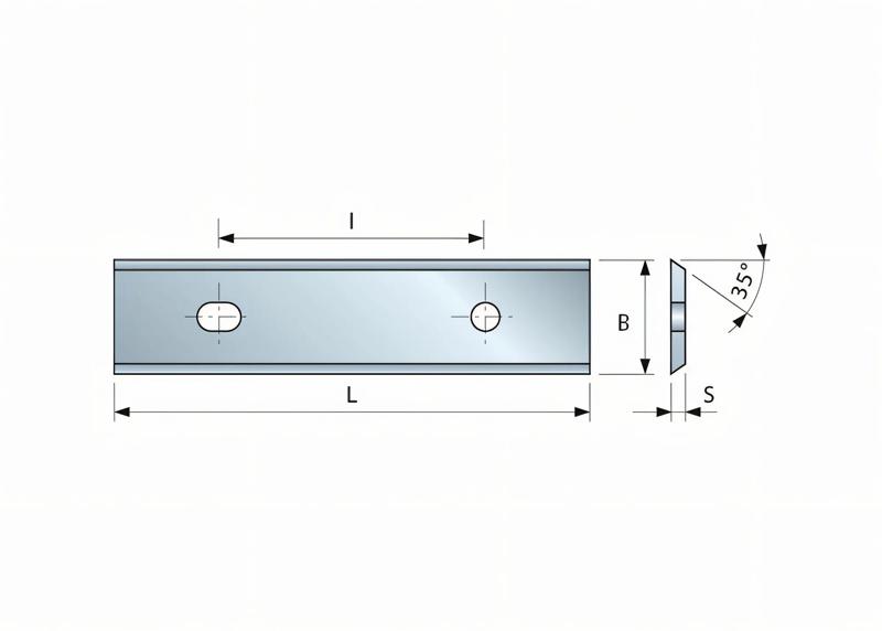 Image du produit Lame réversible HM pour défonceuse 50 x 12 x 1,5 universelle