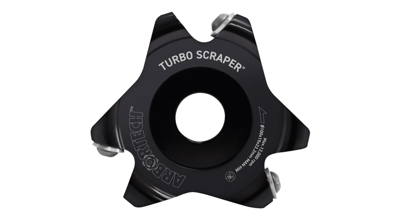 ARBORTECH Turbo Scraper IND.FG.600 Disque à Angle Négatif 100mm Pour Meuleuse - Outil Sculpture Et Rabotage Bois