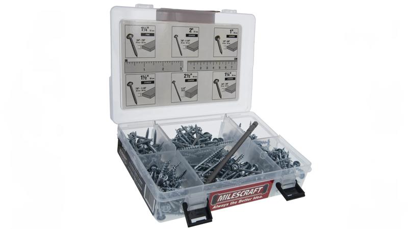 Product image for Milescraft PocketScrewKit350™ (350 Pcs.)