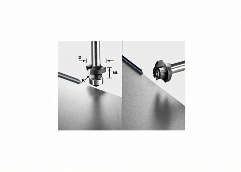 Product image for Festool Roundover cutter S8 HW R3 D22-KL OFK