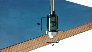 Festool Edge-trimming cutter with reversible blades HW S8 D19/20WM Z2