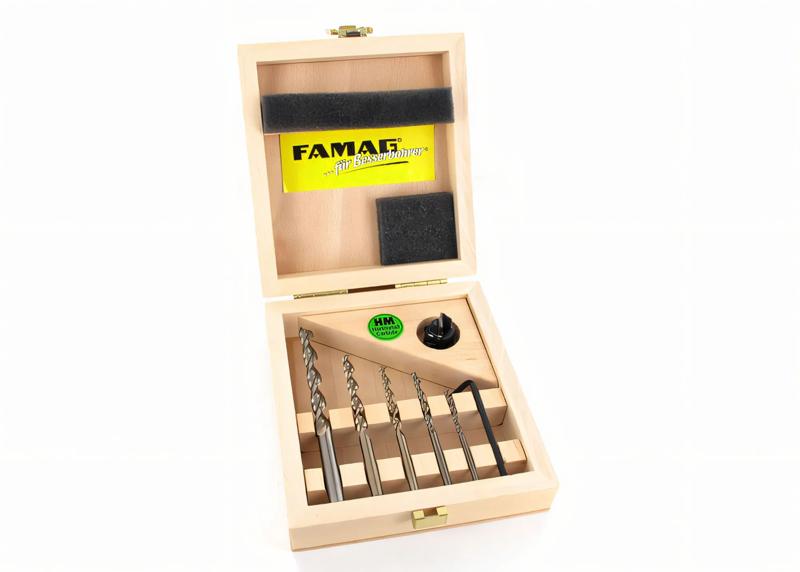 Product image for Wood twist drill set HSS-G 6 pcs.