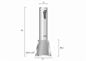 Dovetail cutter 14 mm