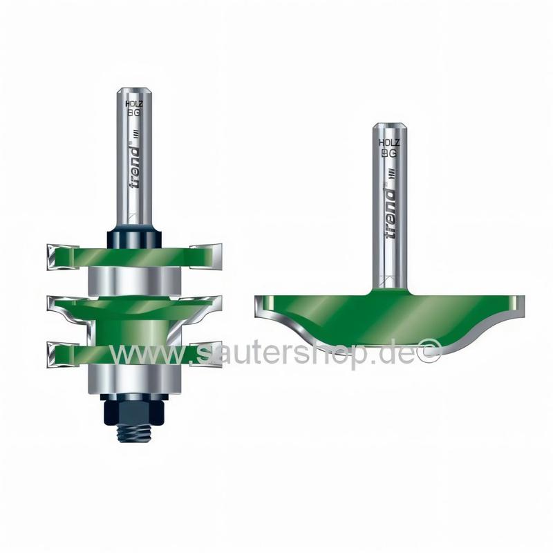 Image du produit Set de fraises à profiler, à contreprofiler et à aplatir