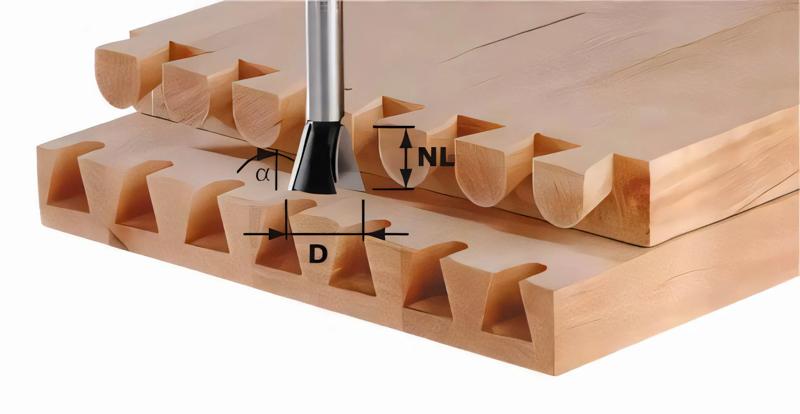 Product image for Festool Dovetail cutter HW S8 D16/13,5/15°