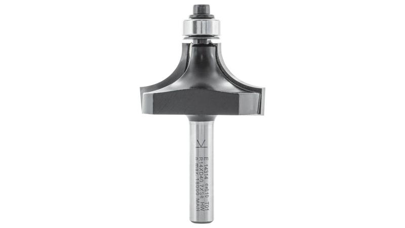 Product image for Rounding Over Cutter with Bearing R:14mm