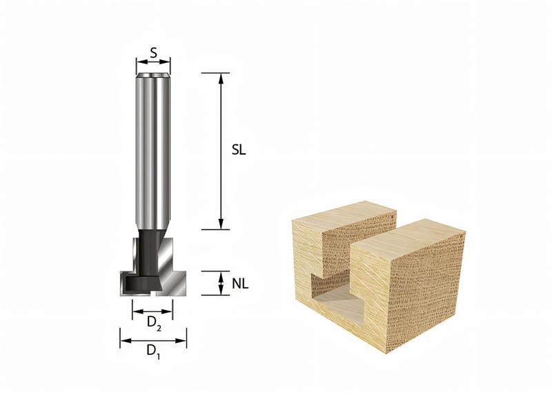 Product image for T-Slot Routing Cutter Ø 15mm
