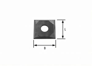 Reversible Knife with Corner Grinding L 12 mm