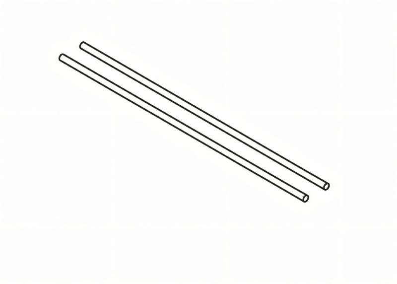 Product image for 2 guide rods D 8 for FMR3000