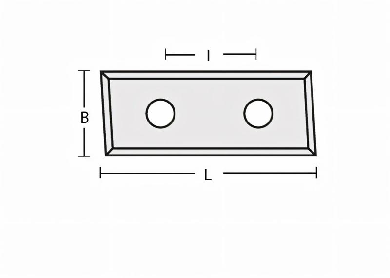 Image du produit Couteau réversible HM 48,3 x 9 x 1,5 universel