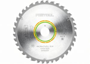 Festool Saw blade WOOD UNIVERSAL HW 216x2,3x30 W36