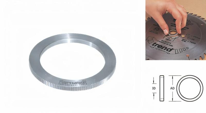 Product image for Reduction ring, ground 30 x 22 x 1.4 mm