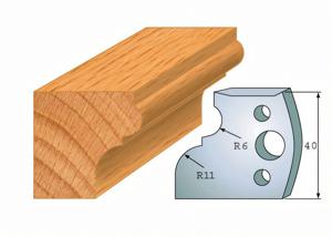 Pair of profiling knives 111