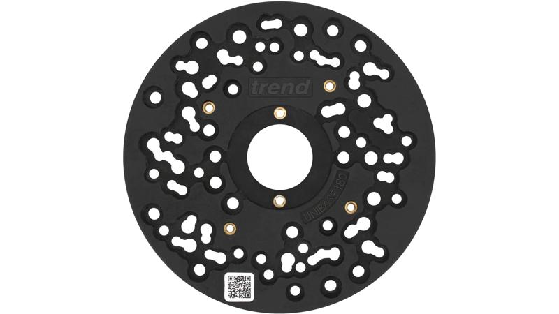 Product image for Unibase 180 Universal Plunge Router Sub-Base 180mm 