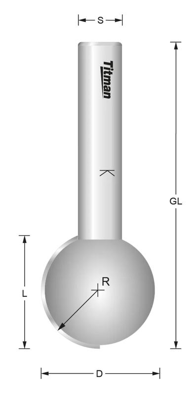 Image du produit Fraise sphérique HW (HM) Z1