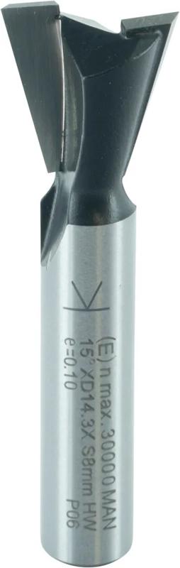 Product image for Dovetail Cutter  14°  D: 14,3 mm