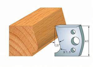 Pair of moulding knives 038