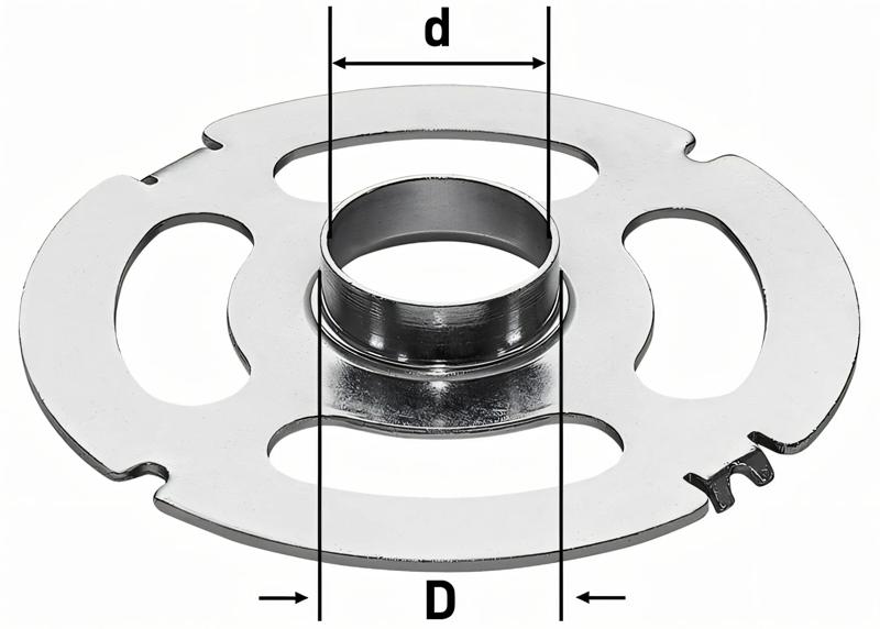 Product image for Festool Copying ring KR-D 17,0/OF 2200