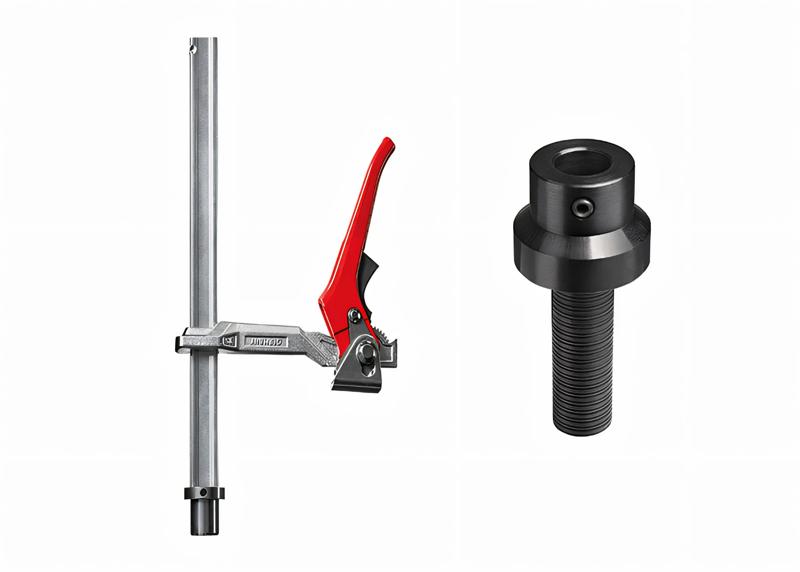 Product image for Set clamping element fixed with lever handle+adapter 20 mm