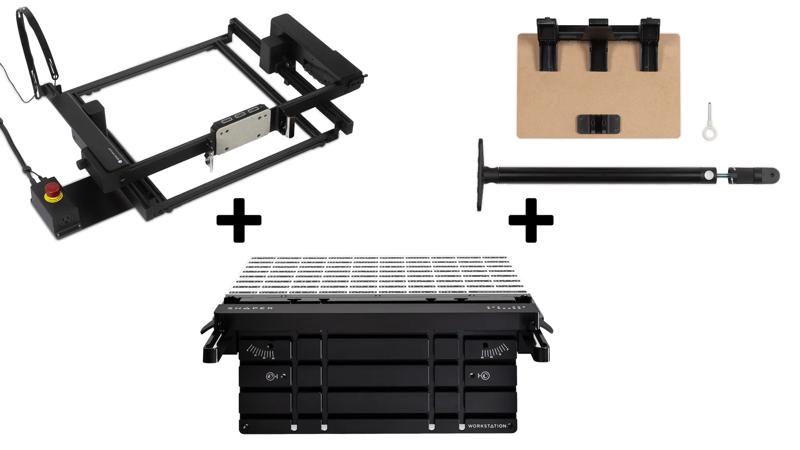 Product image for Shaper Bench Pilot + Workstation + Shelf Upgrade Kit