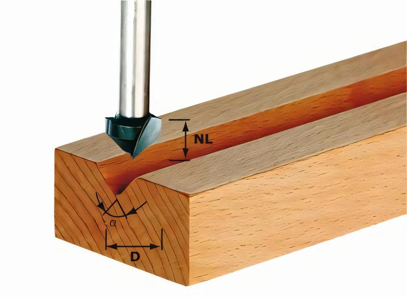 Product image for Festool V-groove cutter HS S8 D11/9,5/60°