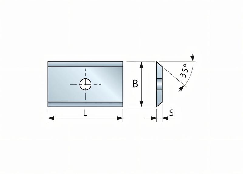 Image du produit Lames réversibles HM pour défonceuse 30 x 12 x 1,5
