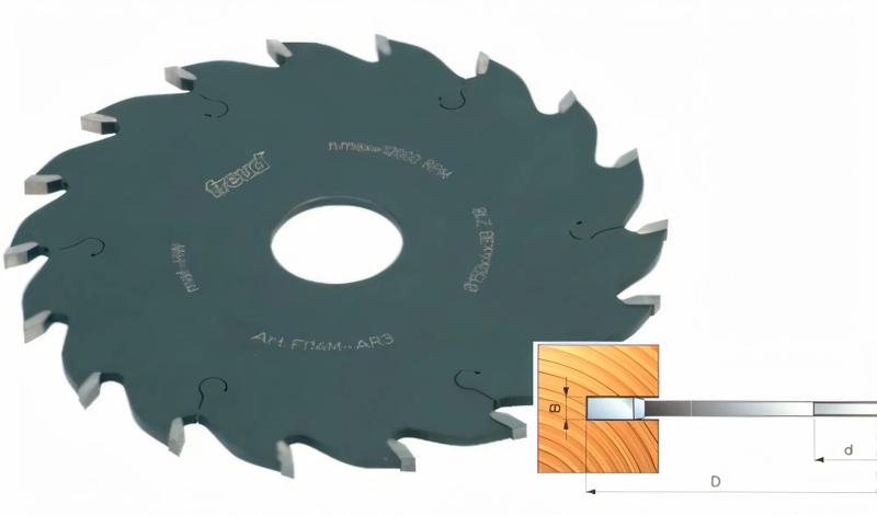 Product image for Grooving saw blade - Slot Routing Cutter150 x 5 x 30 mm, Z=18