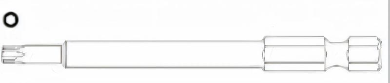 Product image for Torx screwdriver bit T30 - 110 mm