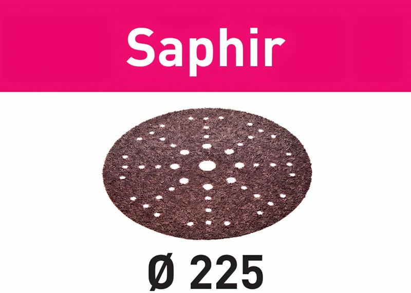 Product image for Festool Abrasive sheet Saphir STF D225/48 P24 SA/25