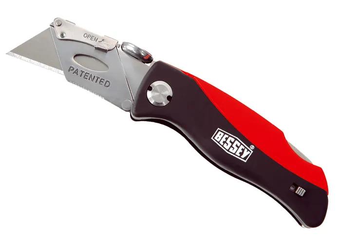 Image du produit Couteau pliant à lame Bessey avec manche bi-matière