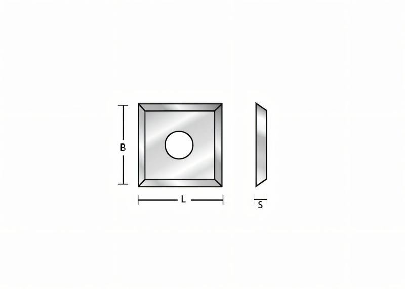 Image du produit Couteau réversible HM 12 x 12 x 1,5 panneaux revêtus, MDF