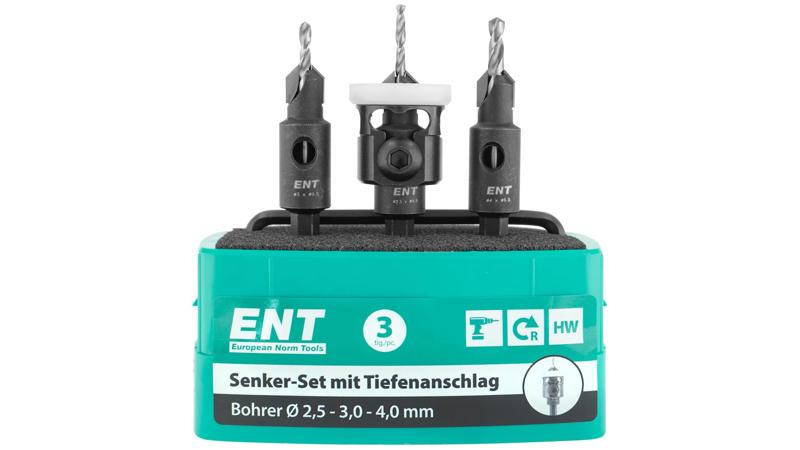 Product image for Countersink set with depth stop D1 9.5mm