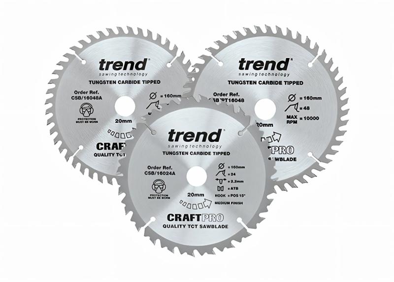 Product image for Circular saw blade set of 3 160x20