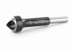 Countersink with cross hole 90° D 13 mm