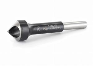 Countersink with cross hole 90° D 20 mm