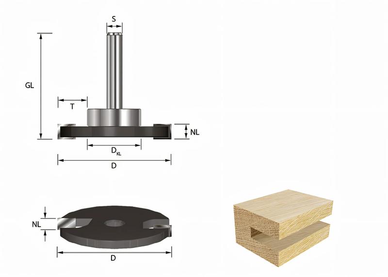 Product image for Slotting Cutter NL 4 mm