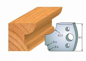 Pair of moulding knives 043