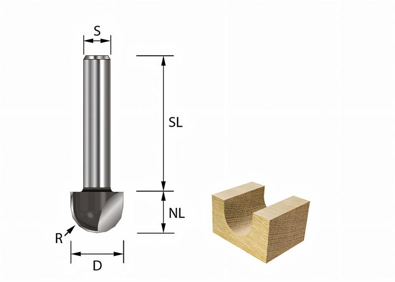Product image for Radius Router Cutter 11 mm