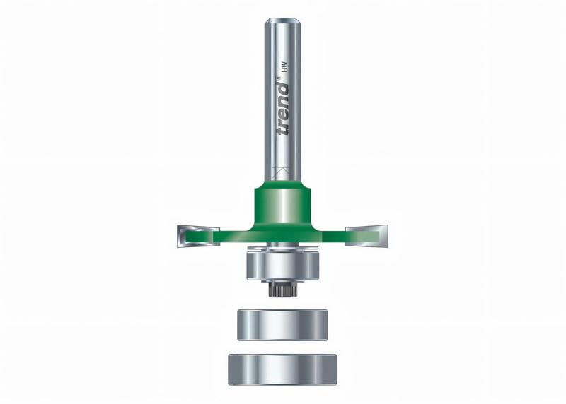 Product image for Flat dowel milling cutter HW (HM) with 3 ball bearings Z2