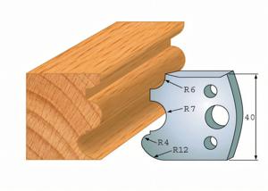 Pair of moulding knives 088