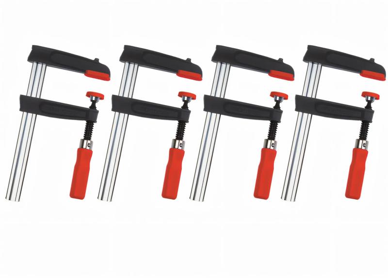 Image du produit Jeu de 4 serre-joints en fonte malléable 120 & 300 mm