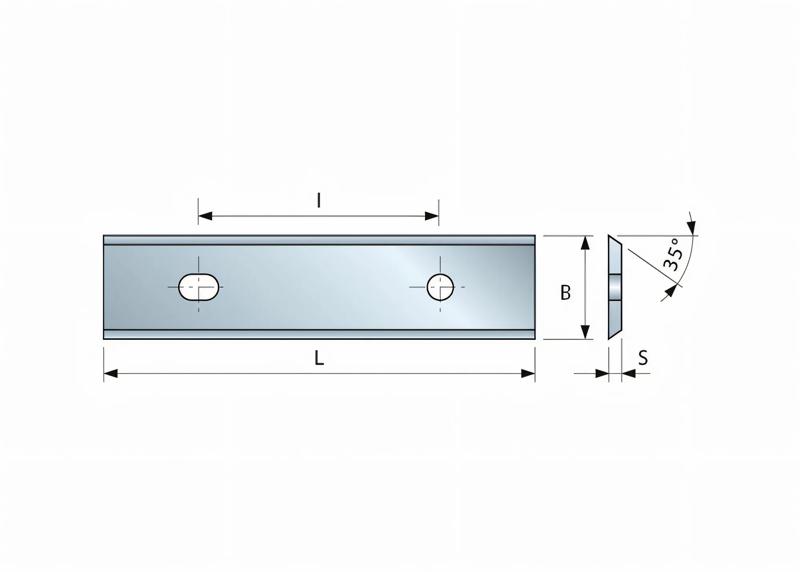 Image du produit Lame réversible HM pour défonceuse 60 x 12 x 1,5 universelle