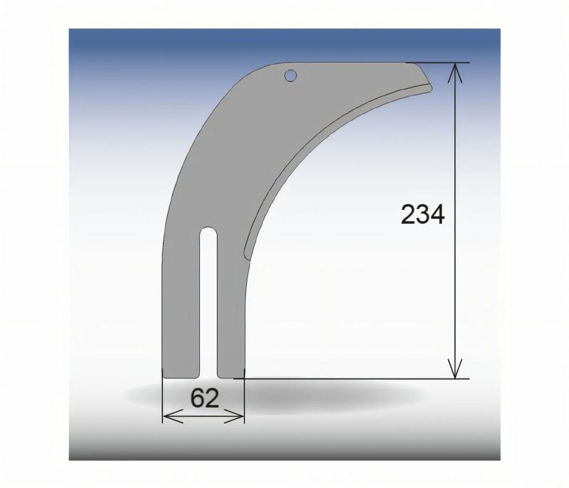 Product image for Splitting wedge GRIGGIO 234 x 62 mm